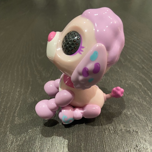 Zoomer Zips Tiny Pups JellyBean Poodle Interactive puppy toy - Picture 4 of 5